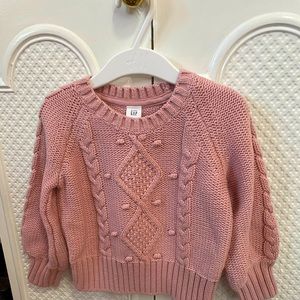 Baby Gap pink sweater